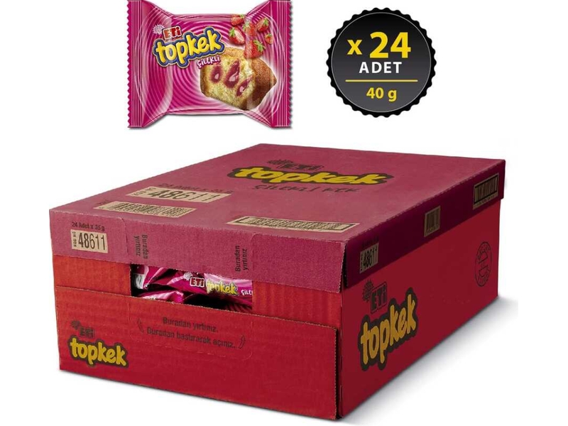 Eti Browni Islak Kek Fındıklı 40 Gr 20'Li 