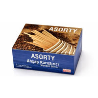 Asorty 2033 Ahşap Karıştırıcı 11cm 400lü Kutu