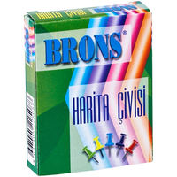 BRONS HARİTA ÇİVİSİ RENKLİ