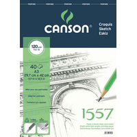 CANSON RESİM VE ÇİZİM BLOĞU 1557 A3 120 GR 40 YP FCNS12040A3US
