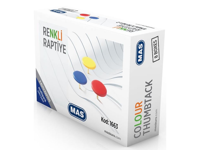 MAS RAPTİYE RENKLİ KARIŞIK PVC KAPLI MULTIPACK 1663