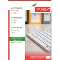 TANEX LASER ETİKET TW-2404 210 X 74.25 MM ( 4 ) 100 LÜ