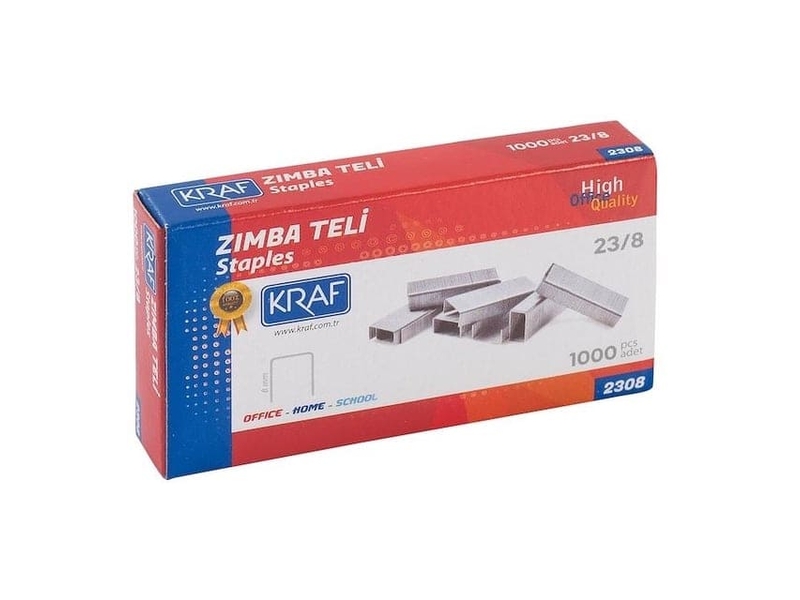 Kraf 2308 Zımba Teli 23/8 1000 Adet