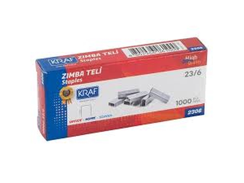 Kraf 2306 Zımba Teli 23/ 6 1000 Adet