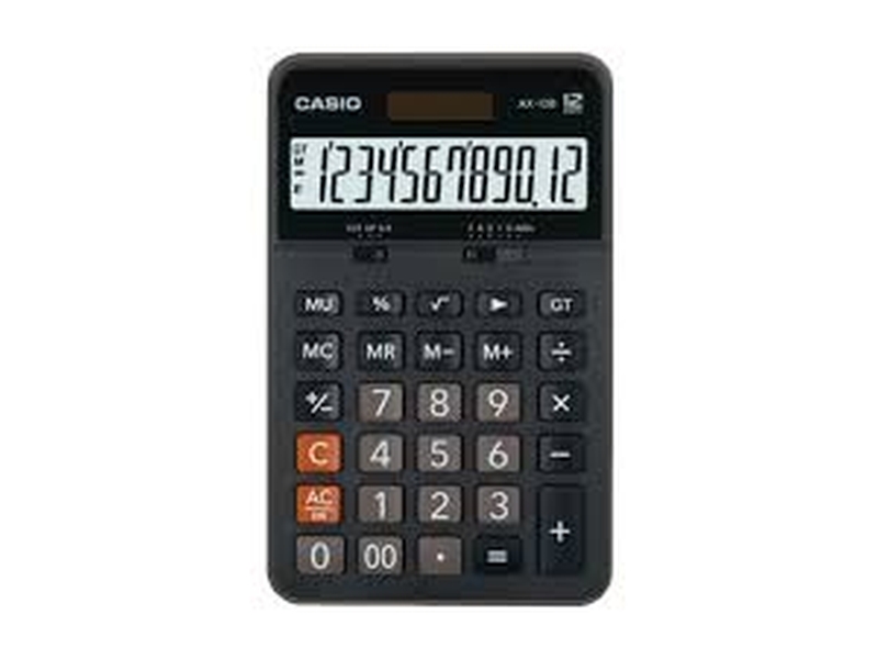 Casio Ax-12B Masaüstü Hesap Makinesi 12 Hane