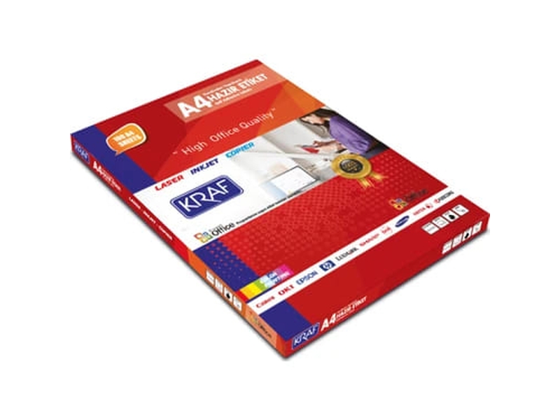 Kraf Kf-2021 Laser Etiket 63.5X38.1Mm 100Lü