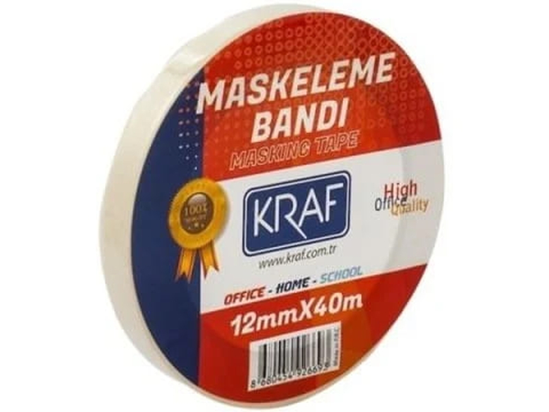 Kraf 4012G Maskeleme Bandı 12Mmx40M