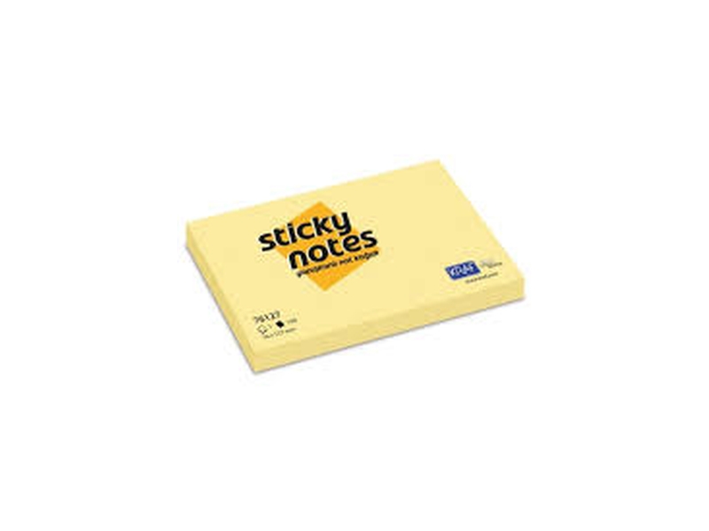 Kraf 76127 Yapışkanlı Not Kağıdı 76X127Mm Sarı