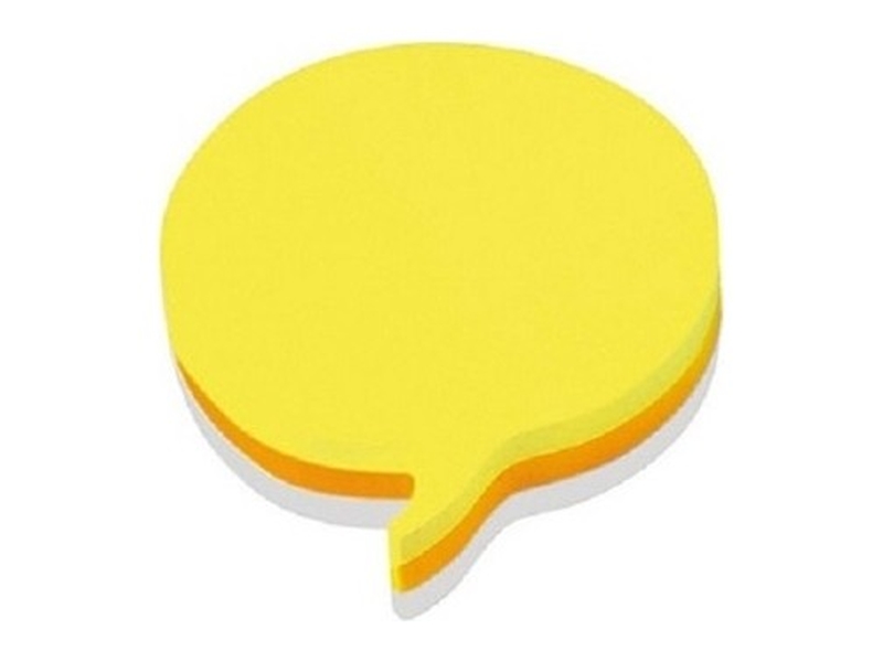 Kraf 7070B Yapışkanlı Not Kağıdı Balon 70X70 75Yp 