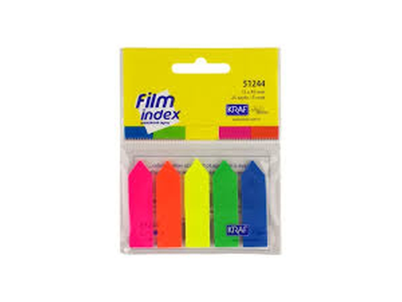 Kraf 51244 Yapışkanlı İndex Ok Şekilli 5 Renk 