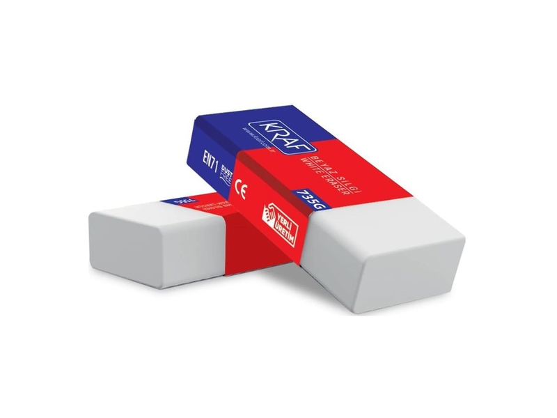 Kraf 735G Silgi Orta Boy Beyaz
