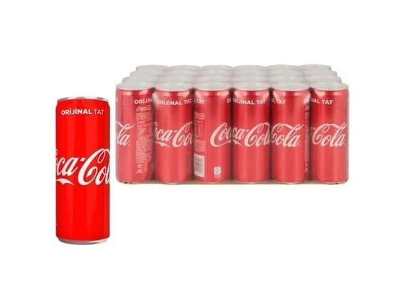 Coca-Cola Kutu 330 Ml 24 Adet