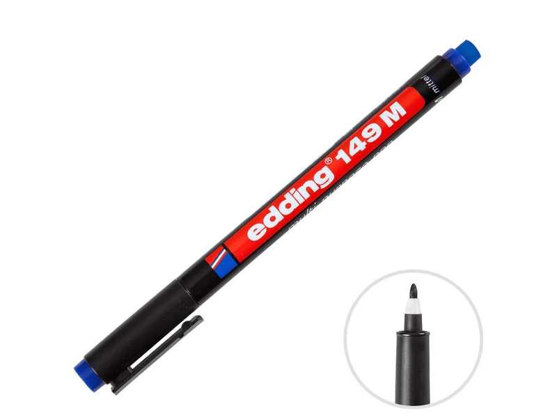 Edding 149M Silgili Asetat Kalemi 1.0Mm Siyah