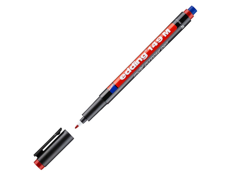 Edding 149M Silgili Asetat Kalemi 1.0Mm Kırmızı