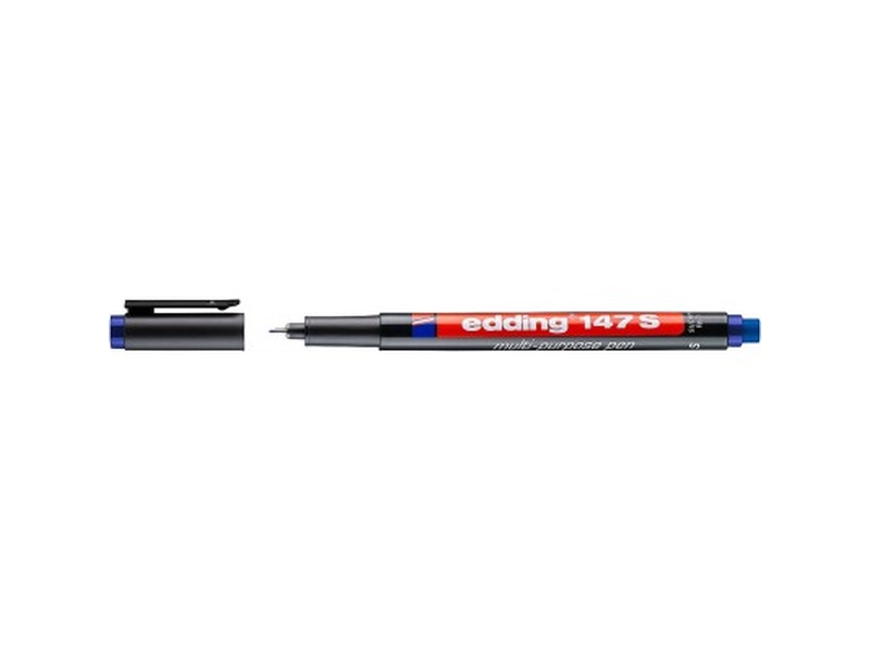 Edding 147S Silgili Asetat Kalemi 0.3Mm Mavi