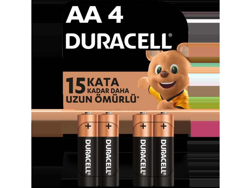 Duracell Alkalin Aa Kalem Pil 4Lü Paket 