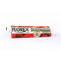 Florex  502 Çilek Kokulu Büzgülü Büyük Boy Çöp Poşeti  65  x  70 cm 10 Adet  x  25 Rulo Kırmızı