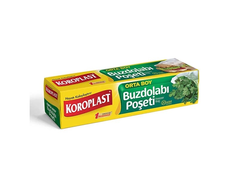 Koroplast Buzdolabı Poşeti Orta 24X38Cm 21