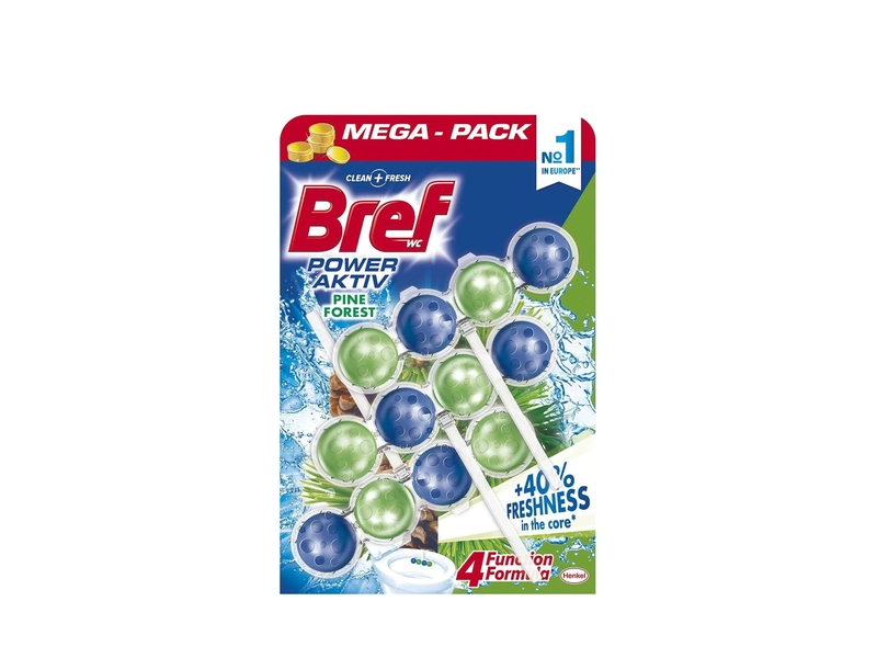 Bref Power Aktiv Klozet Bloğu Çam 150Gr 3Lü Paket