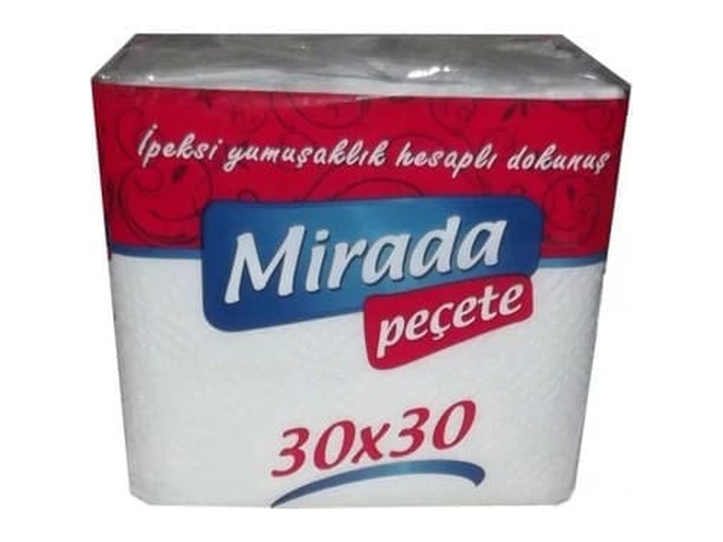 Mirada Kare Peçete 30 x 30 Cm 100 Yaprak 24 Paket