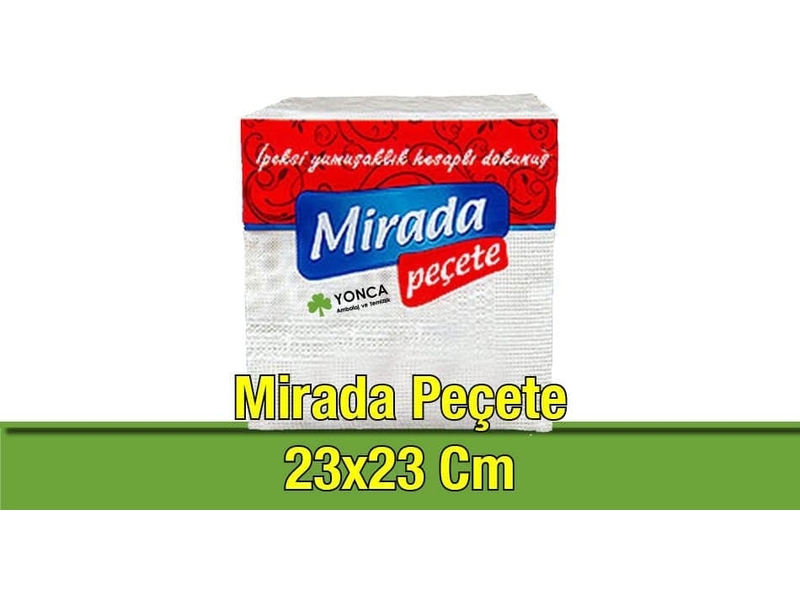 Mirada Servis Peçete 23 x 23 Cm 100 Yaprak 12 Paket