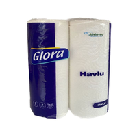 AZD EV TİPİ HAVLU 24'LÜ GLORA (2 RULO X 12 PAKET)