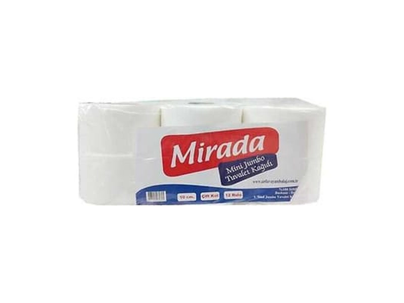 Mirada Mini Jumbo Tuvalet Kağıdı 12 Rulo 4Kg 100mt 6 Adet