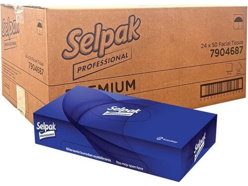 Selpak Prof Kutu Mendil 50 Yaprak x 24 Paket