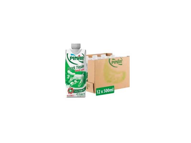Pınar Yağlı Süt 500 Ml  X 12 Adet