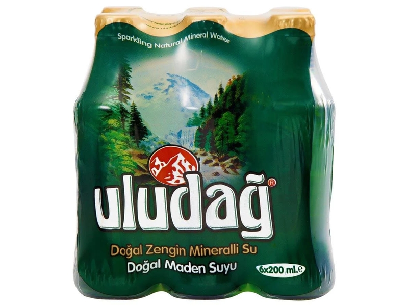 Uludağ Doğal Maden Suyu Sade 200 Ml 24 lü