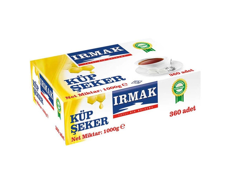 Irmak Küp Şeker 1 Kg 360'Lı Paket