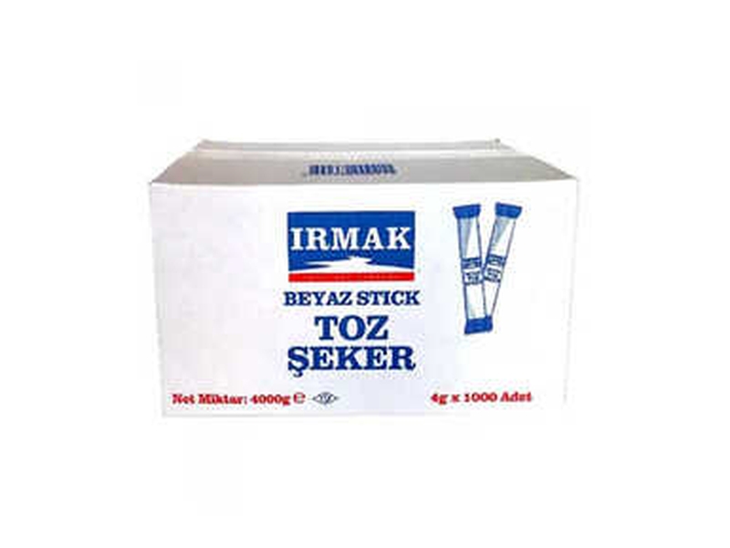 Irmak Stick Toz Şeker 4Grx1000 Adet