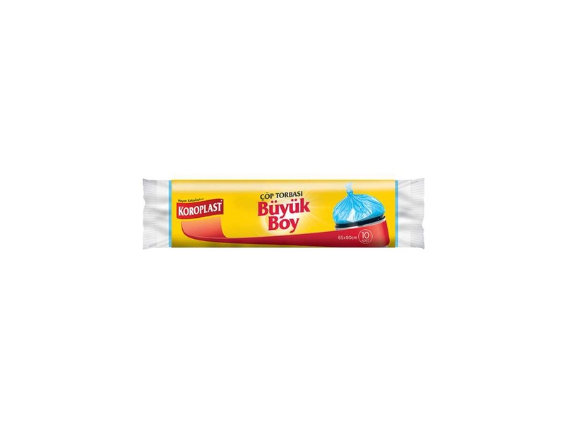 Koroplast Çöp Poşeti Güçlü Büyük 65X80 Mavi