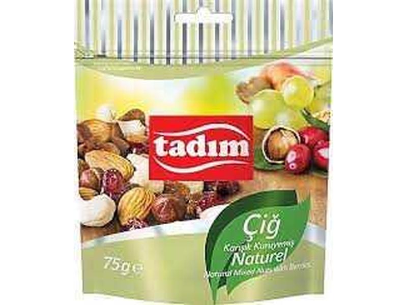 Tadım Karışık Kuruyemiş Naturel Midi 75Gr 12'Li