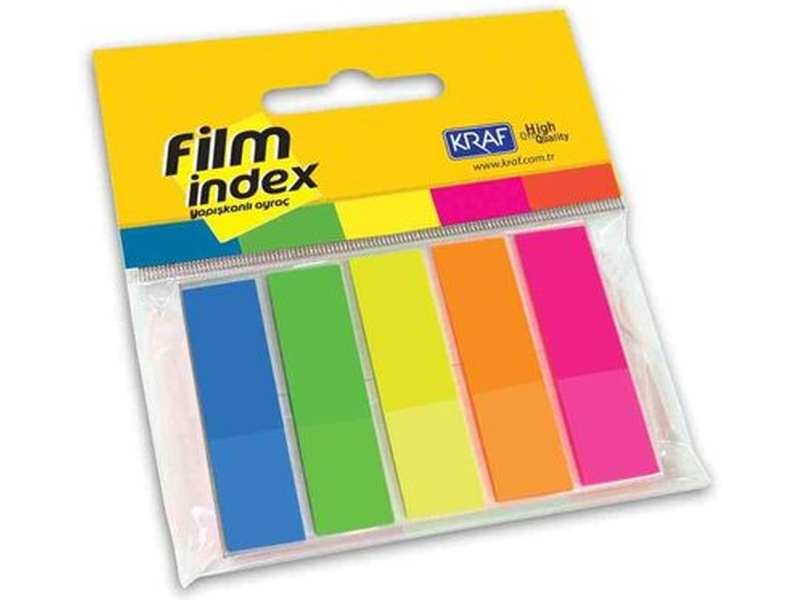 Kraf İndex Film 12,5Mmx43,7Mm 5 Renk 25Syf 1344 