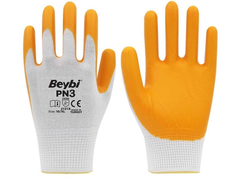 Ceymop Nitril Eldiven (İşçi Eldiveni) Beybi 