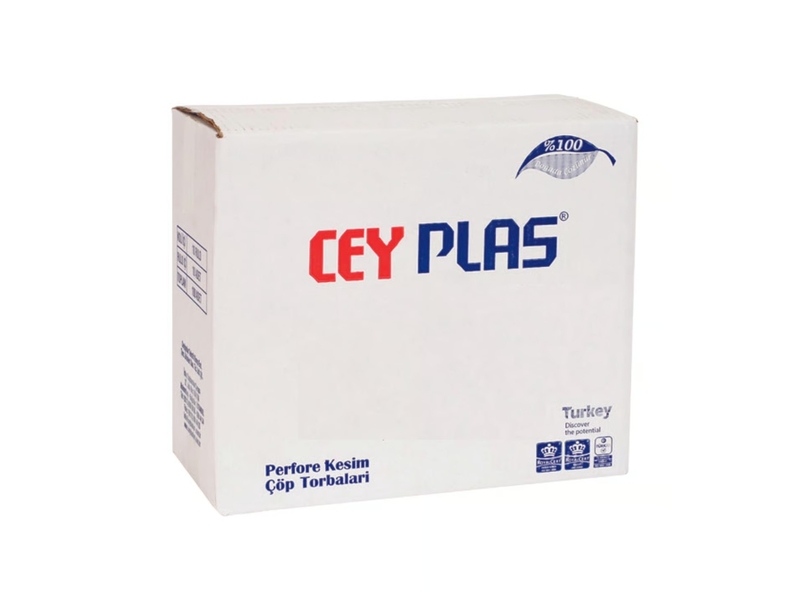 Ceymop Tıbbi Atık Çöp Poşeti Battal Boy 75 x 90 10 Adet 10 Adet