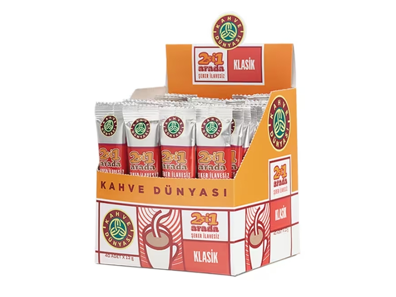 Kahve Dünyası 40'lı 2'si 1 Arada Klasik Hazır Kahve