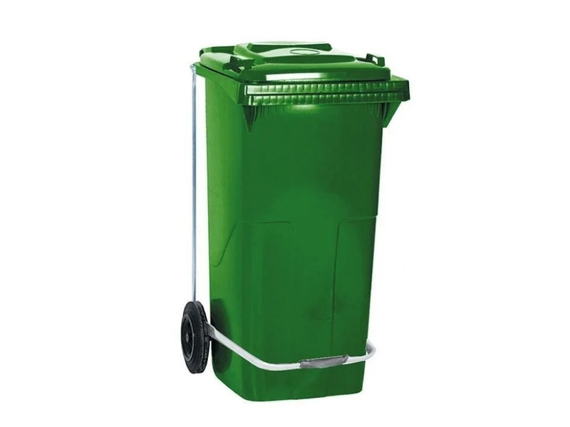 Ceymop Pedallı Konteyner Yeşil 90 Lt