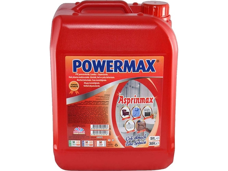 Powermax Asprinmax Çok Amaçlı Leke Temizleyici 5 Lt