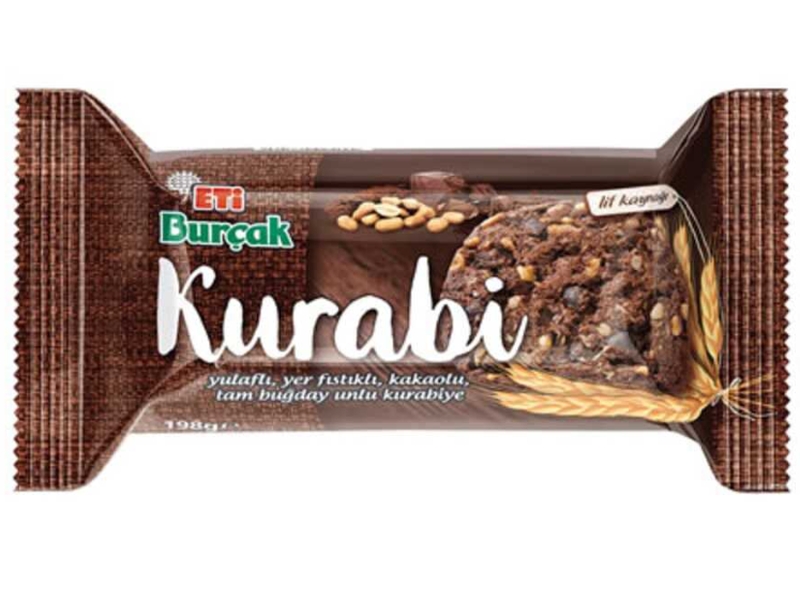 Eti Burçak Kurabi Kakaolu 198gr 12li