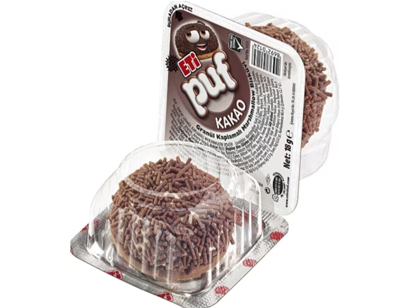 Eti Puf Kakaolu 18gr 48li