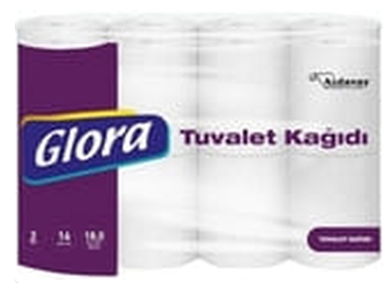 Glora Ev Tipi Tuvalet Kağıdı 16'li x 3 Paket - 48 Adet