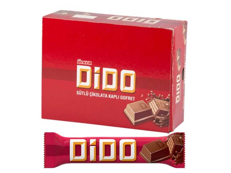 Ülker Dido Sütlü Çikolata Kaplı Gofret 35Gr 24lü