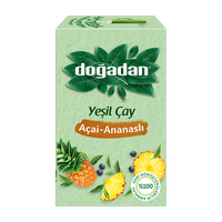 Doğadan Yeşilçay Açai Ananas Bitki Çayı 20′li