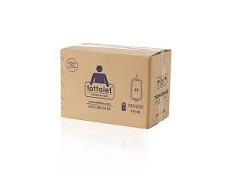 Tottoplast® - Tottolet Hijyenik Klozet Kapak Rulosu 30’lu -- 1 Koli 30 Rulo (AKÜLÜ Tottolet uyumlu)