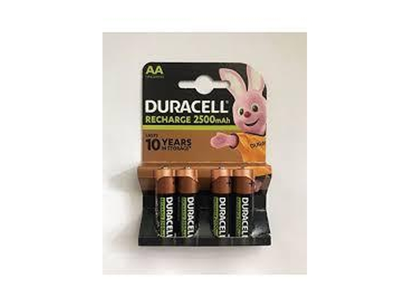 Duracell 2500 MAH Şarj Edilebilir AA  Pil  4 LÜ