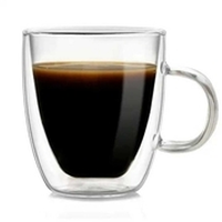 Jet's Home 6\'lı Kahve Bardağı Seti Çift Cidarlı Kuplu Cappuccino Bardağı 250 ml