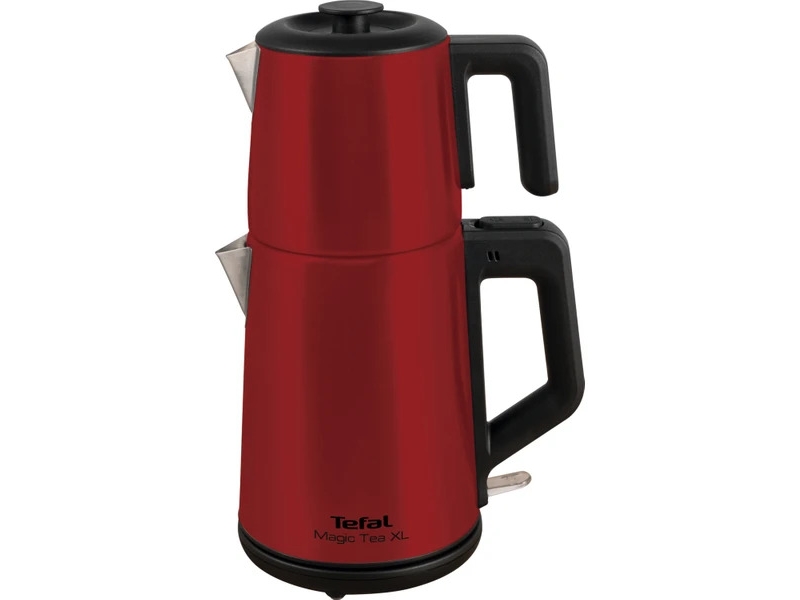 Tefal Magic Tea XL Paslanmaz Çelik Gövdeli 1650 Watt Çay Makinesi - Kırmızı