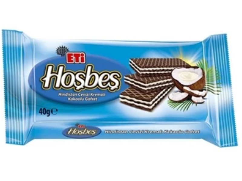 Eti Hoşbeş Hindistan Cevizli 40gr 24lü